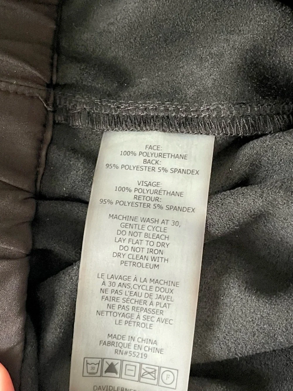 Evereve & David Lerner Women’s Faux Leather Pull On Pocket Mini Skirt Size M